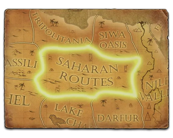 Saharan Routes - LOST