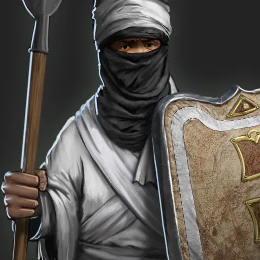 Desert Warrior portrait