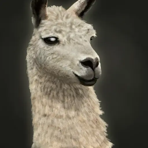 Llama portrait
