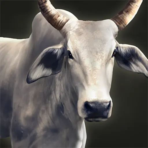 Zebu Cattle portrait
