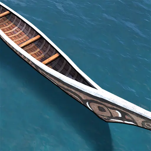 War Canoe portrait