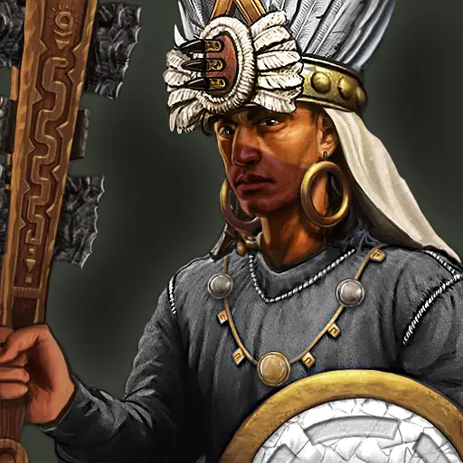 Zapotec Lightning Warrior portrait