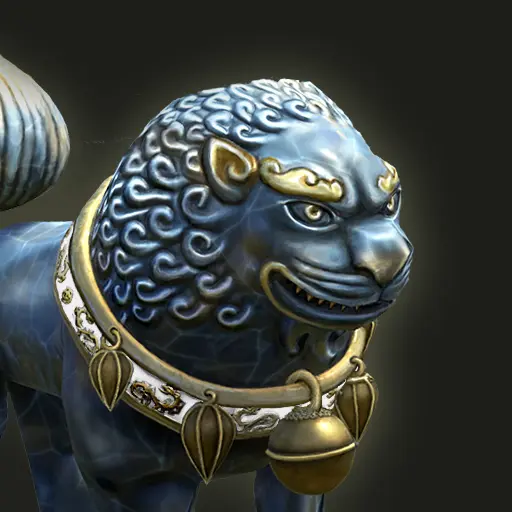 Male Guardian Lion portrait