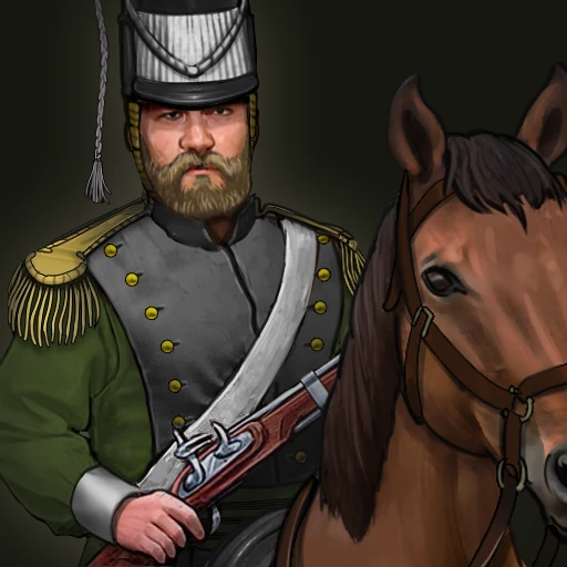 Mounted Friskytte portrait