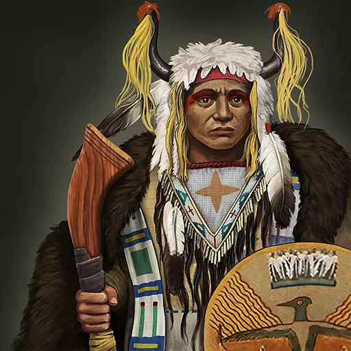 Lakota Axe Rider portrait