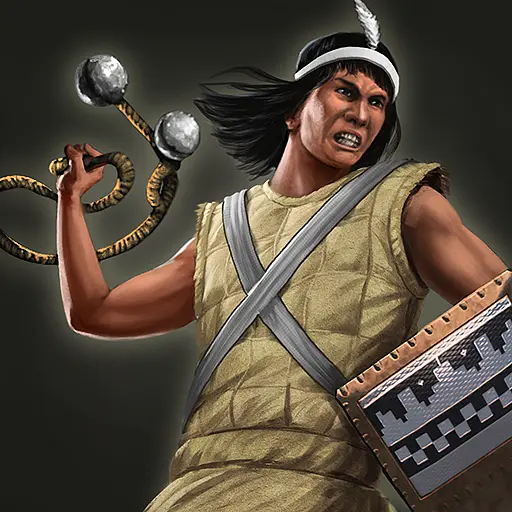 Quechua Bolas Warrior portrait