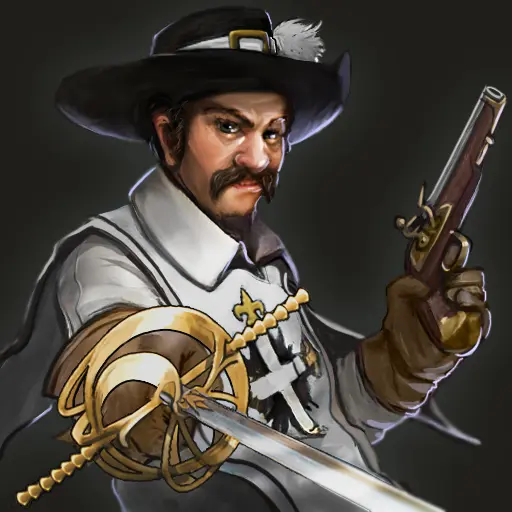 Royal Musketeer portrait